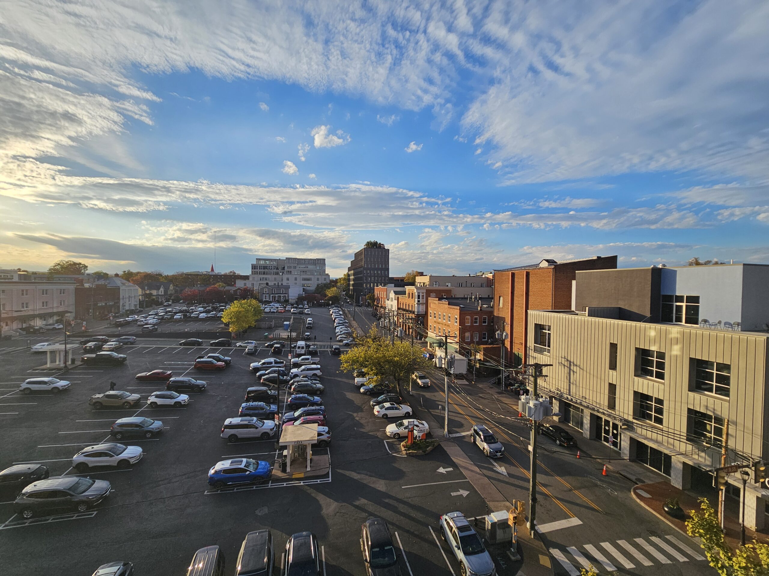 Cville Downtown From Garage View